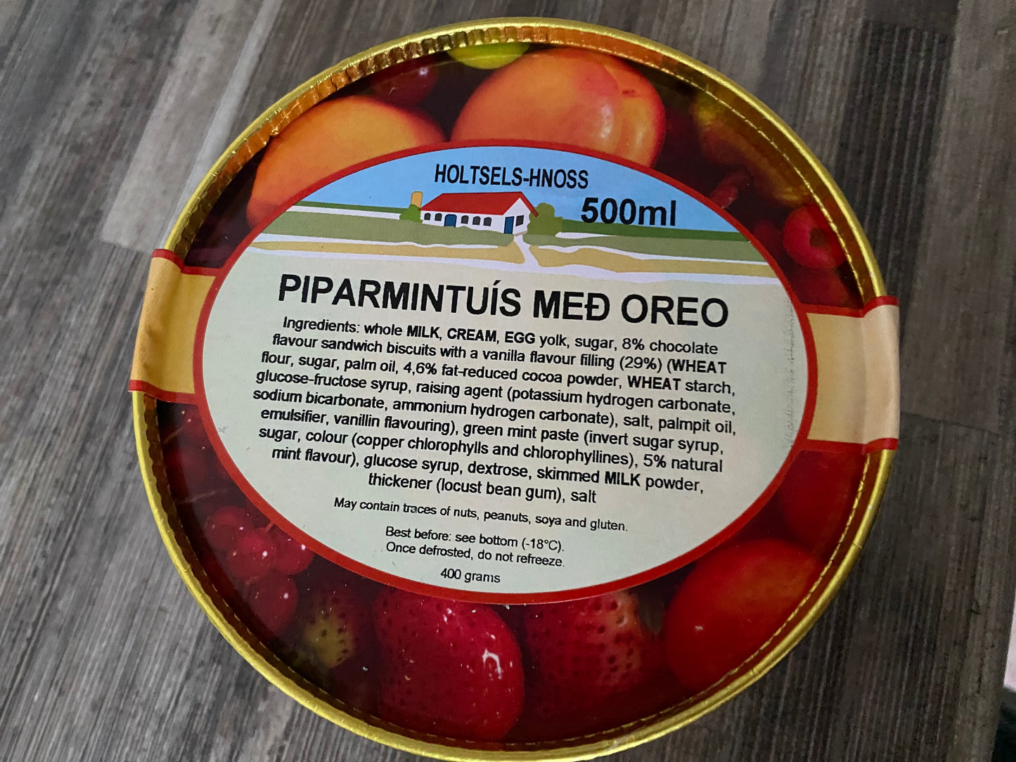 Piparminta með oreo