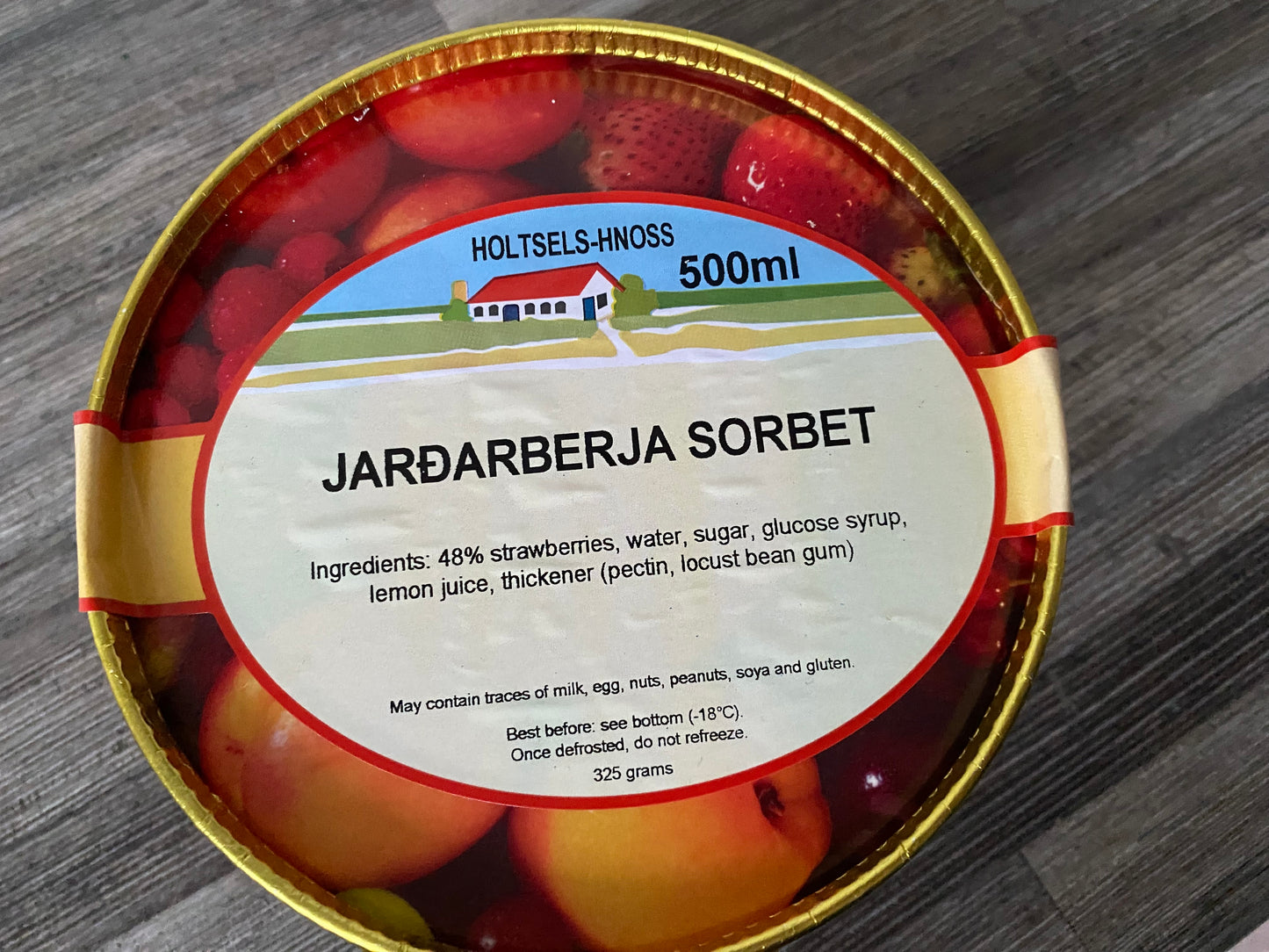 Jarðarberja sorbet